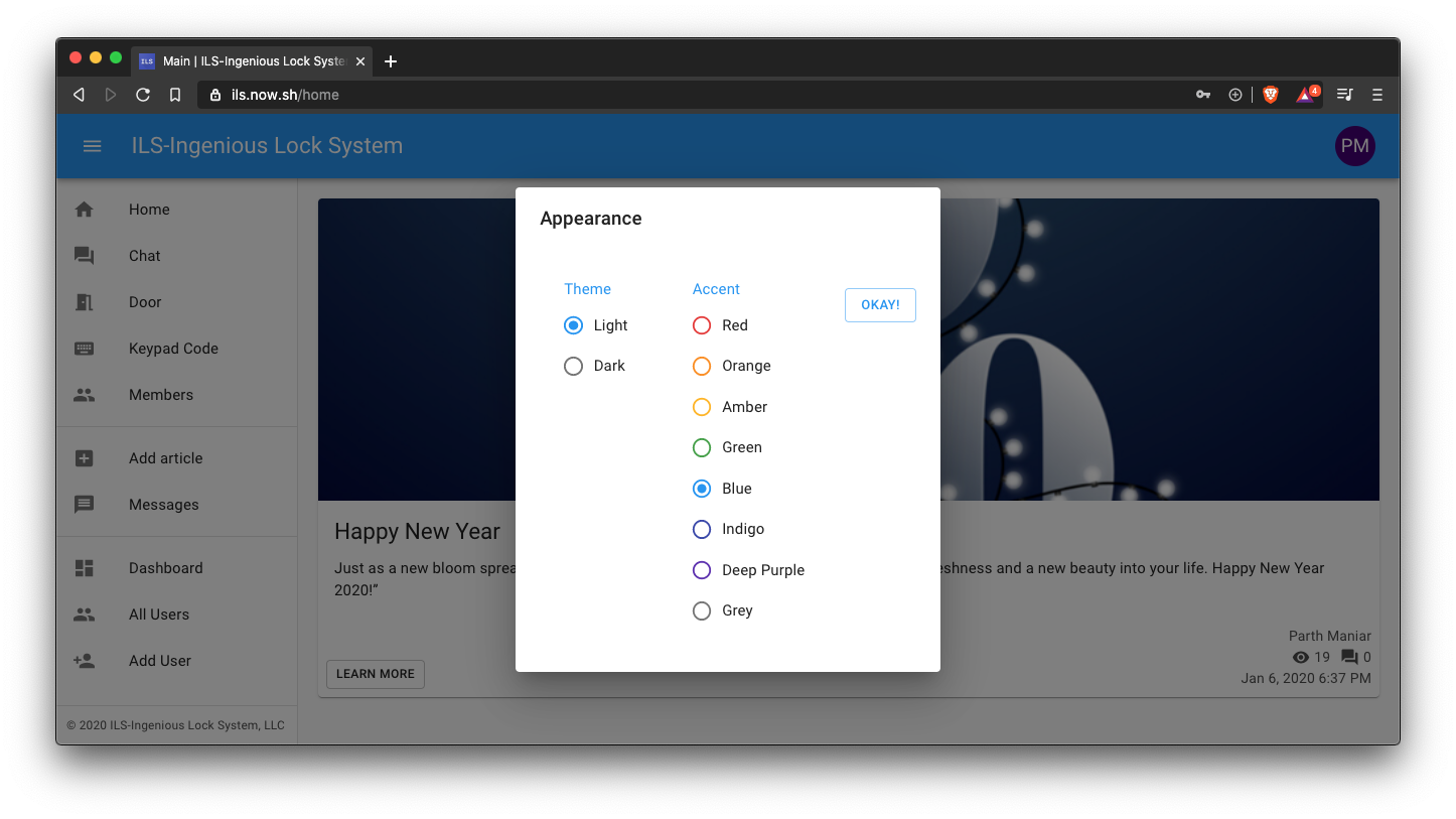 Ingenious Lock System - Theme