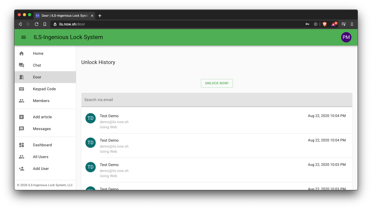 Ingenious Lock System - Unlock Door
